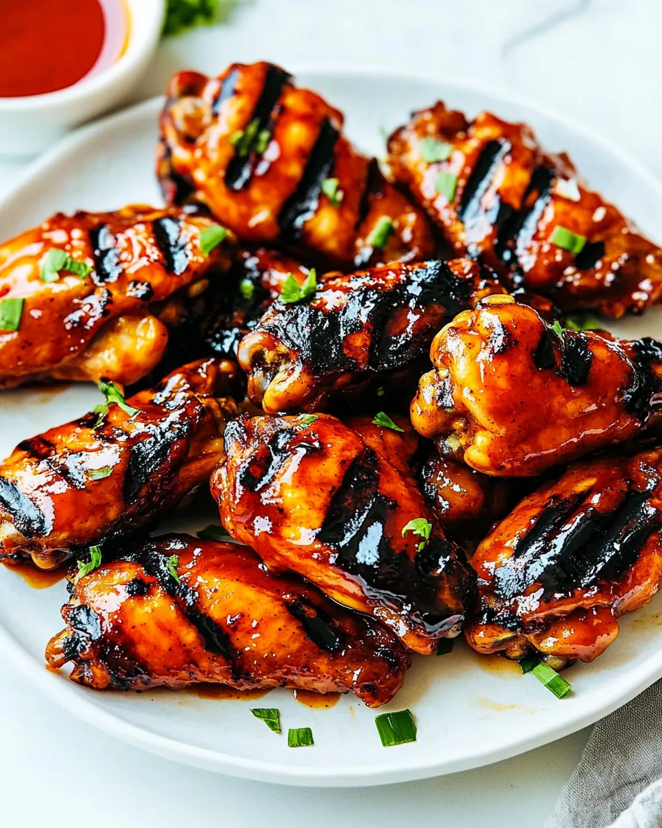 Classic Grilled Honey Buffalo Chicken Wings image