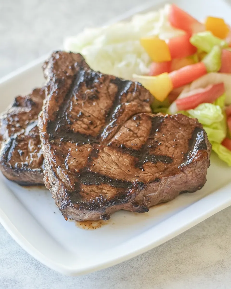 Easy Grilled Korean Beef Steaks recipe photo