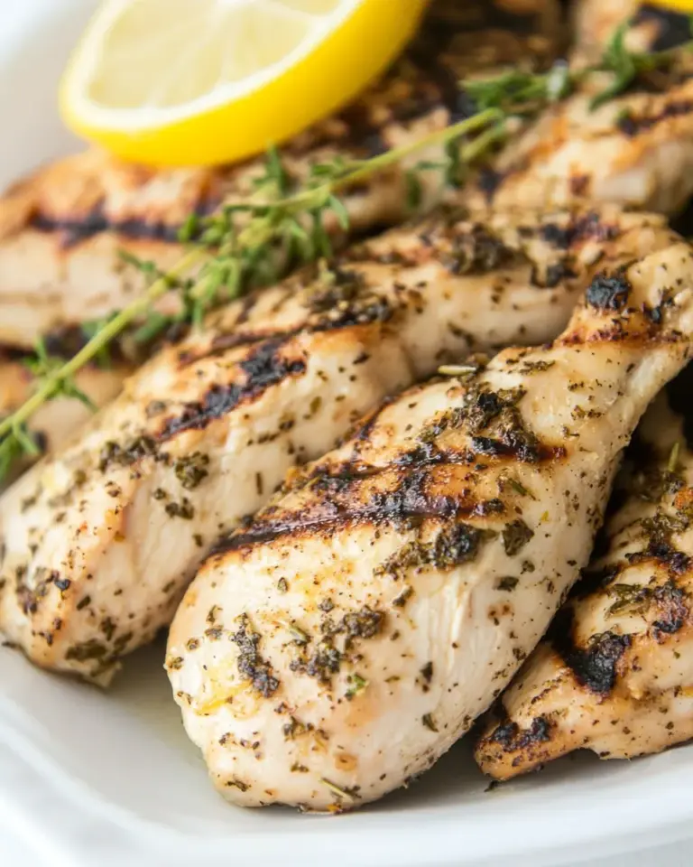 Homemade Grilled Lemon Herb Chicken recipe photo