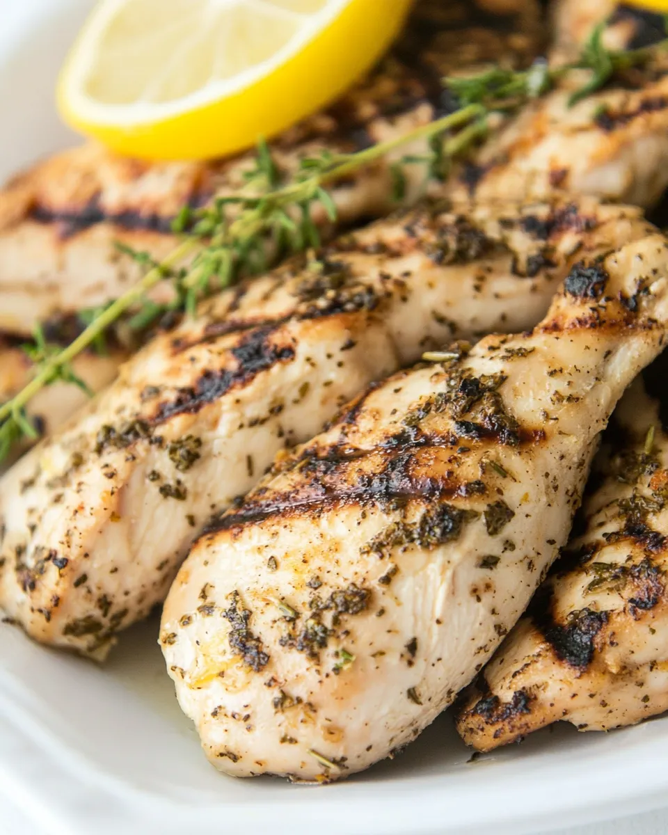 Homemade Grilled Lemon Herb Chicken recipe photo