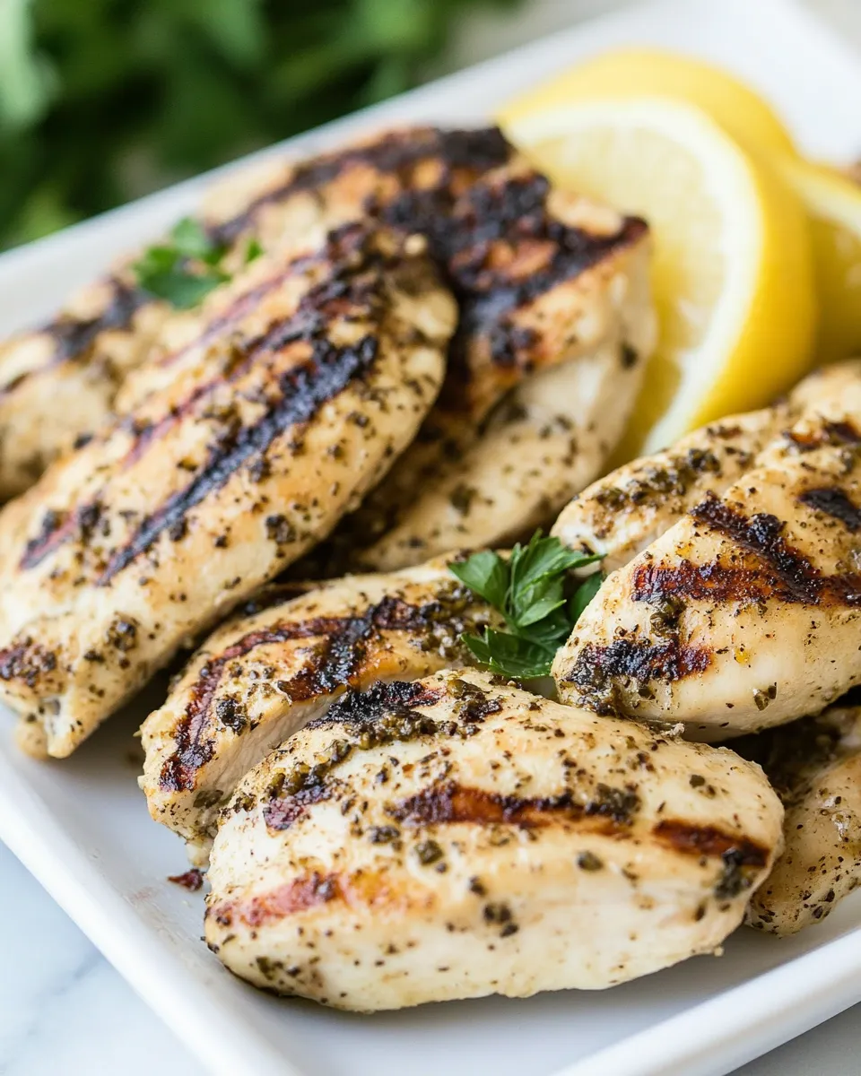 Delicious Grilled Lemon Herb Chicken image