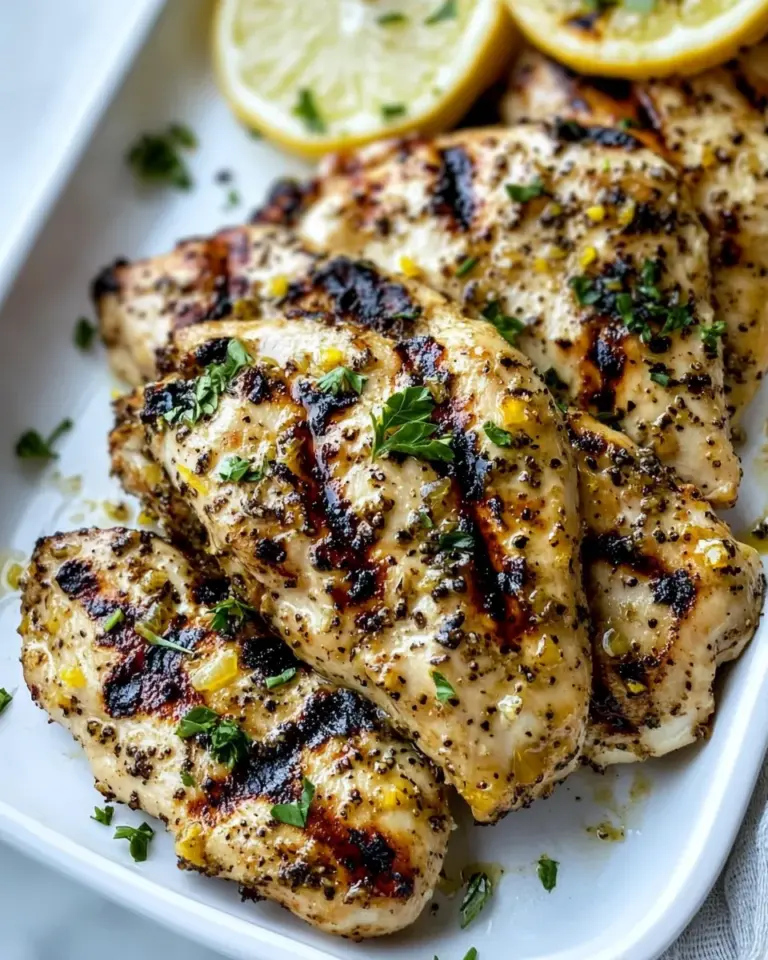Homemade Grilled Lemon Pepper Chicken recipe photo