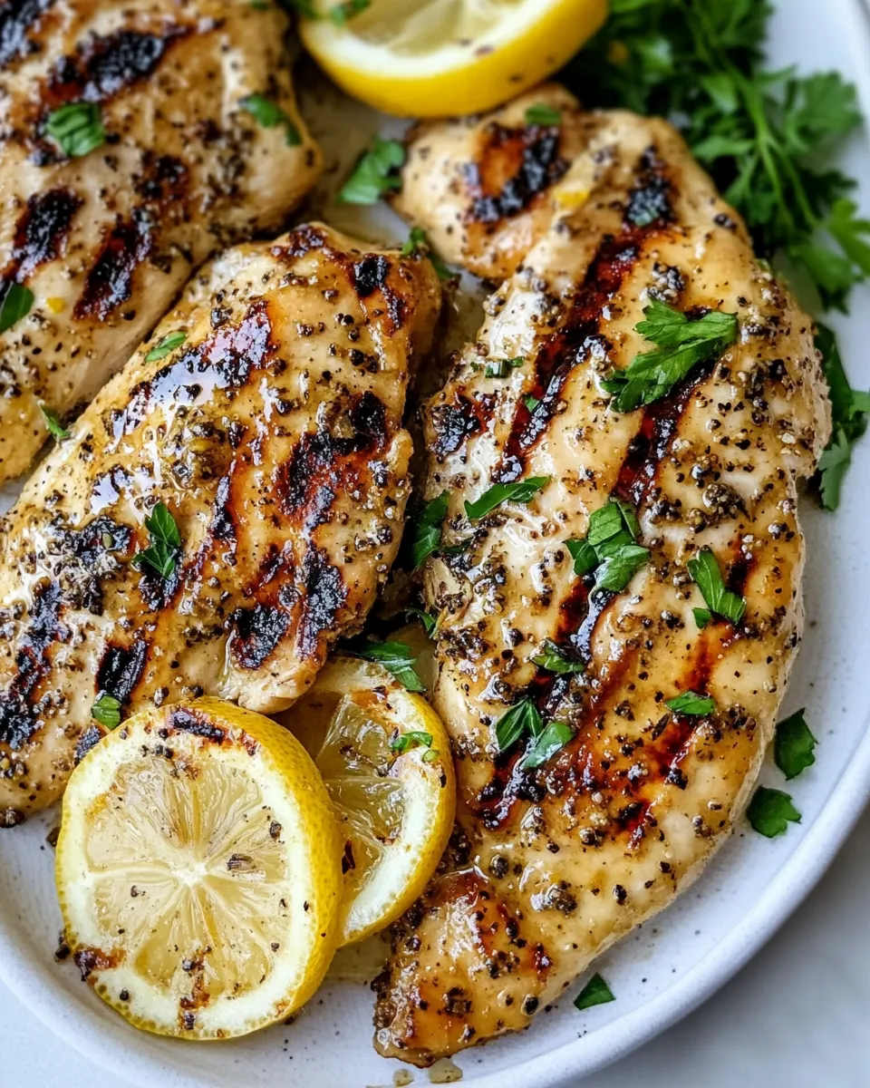 Delicious Grilled Lemon Pepper Chicken picture