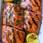 Homemade Grilled Maple Salmon Recipe photo