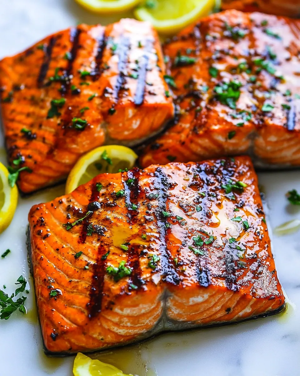Easy Grilled Maple Salmon Recipe recipe photo