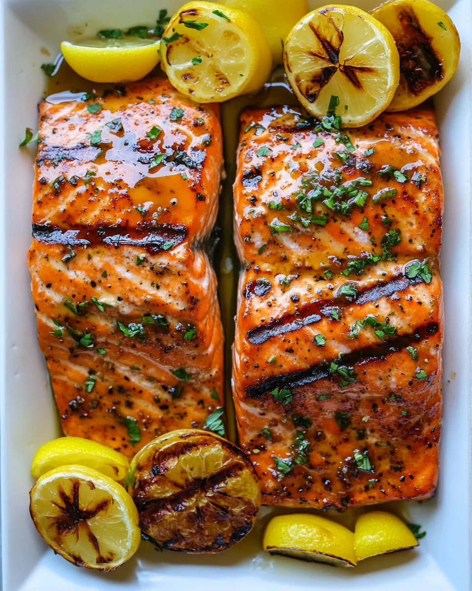 Delicious Grilled Maple Salmon Recipe dish photo