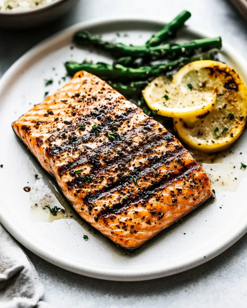 Classic Grilled Salmon Fillet image