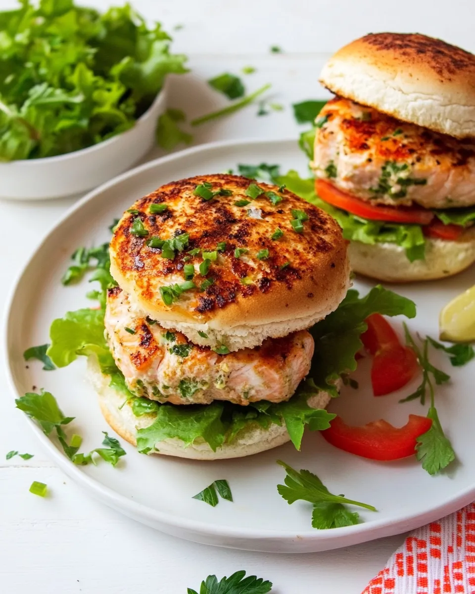 Classic Grilled Salmon Sliders image