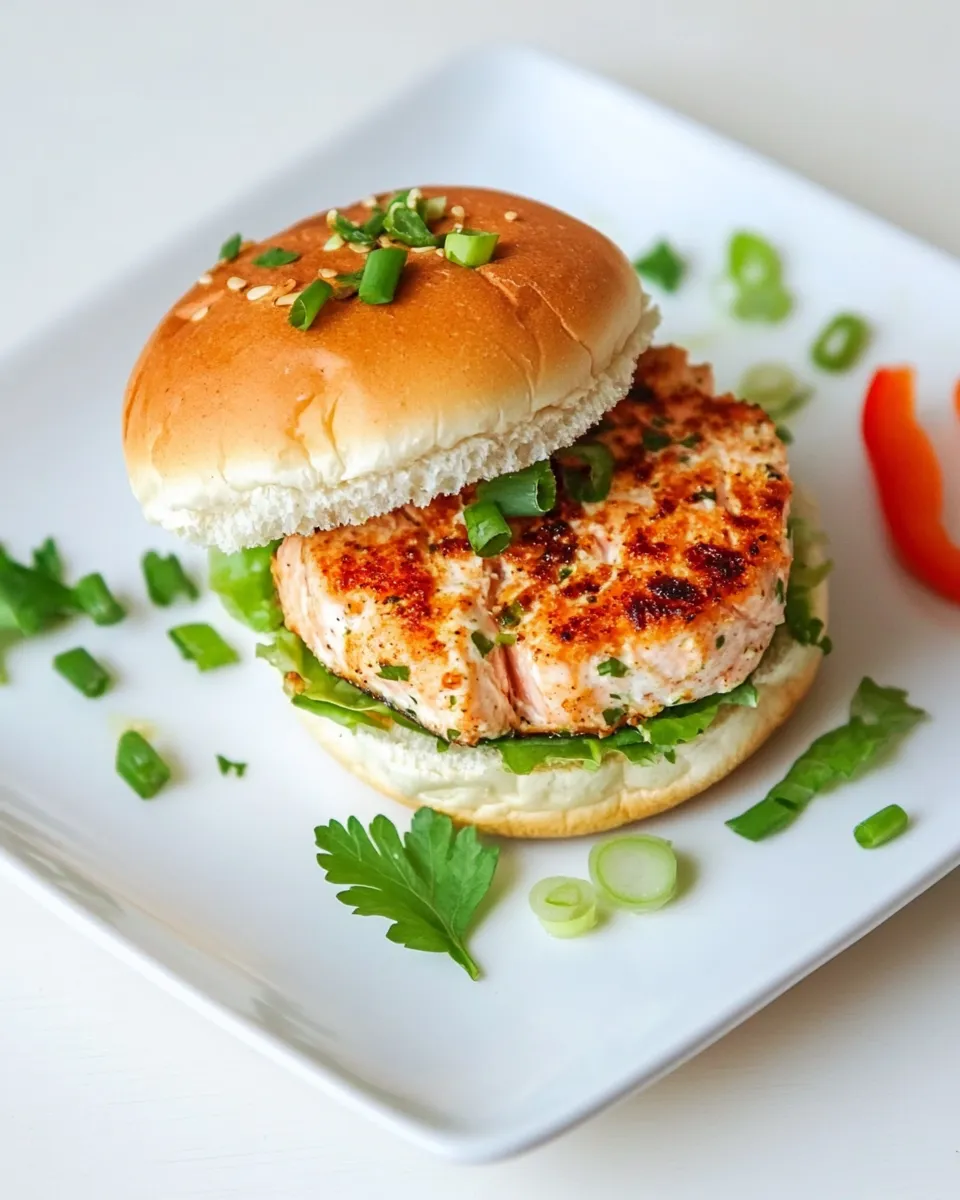 Easy Grilled Salmon Sliders recipe photo