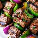 Homemade Grilled Steak Kebabs Recipe photo