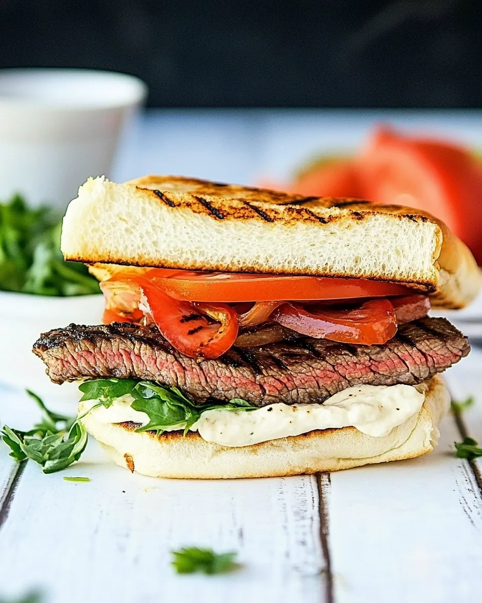 Classic Grilled Steak Sandwich image