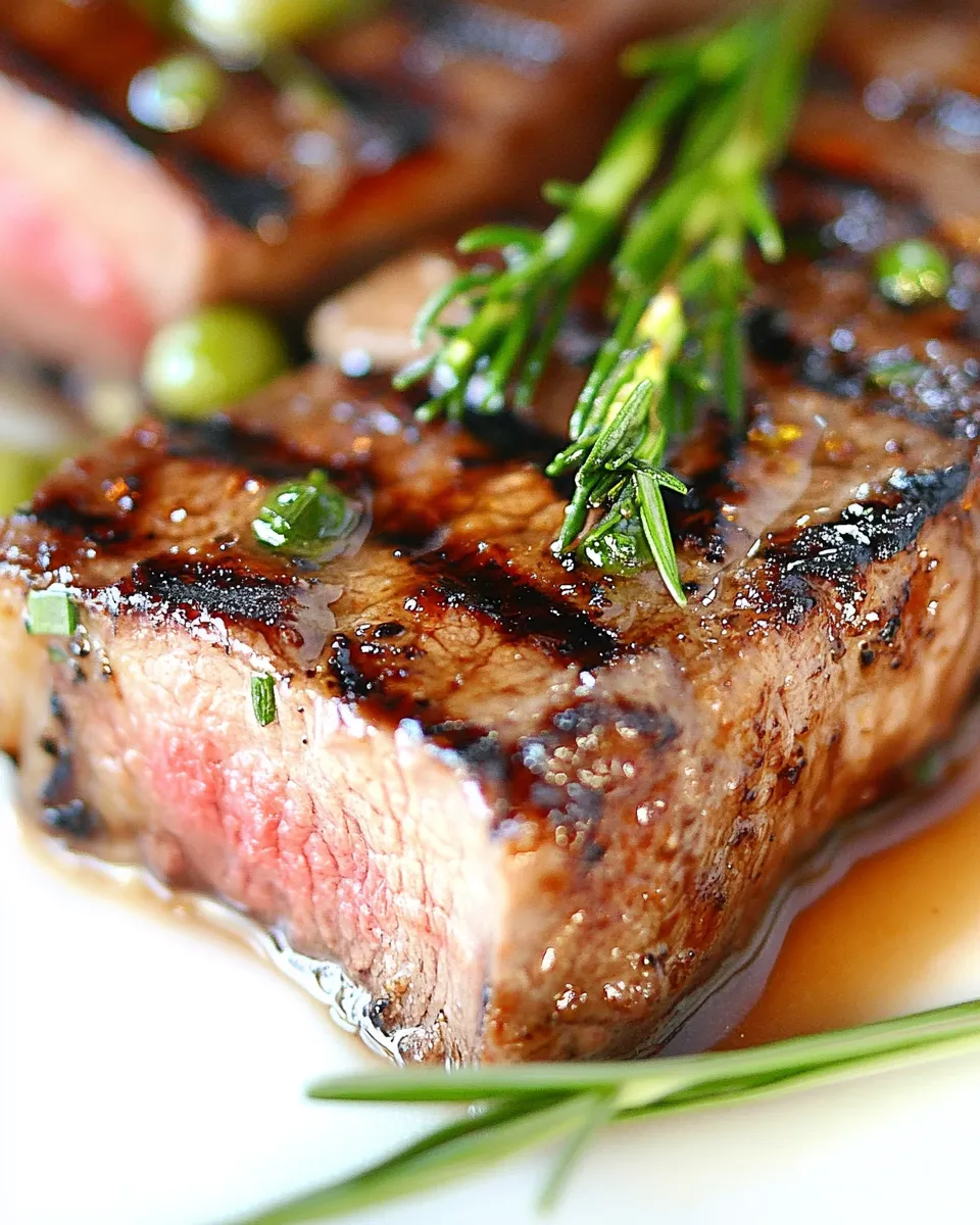 Homemade Grilled Steak and Marinade recipe photo