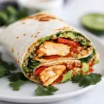 Homemade Grilled Tex-Mex Chicken and Quinoa Wraps recipe photo