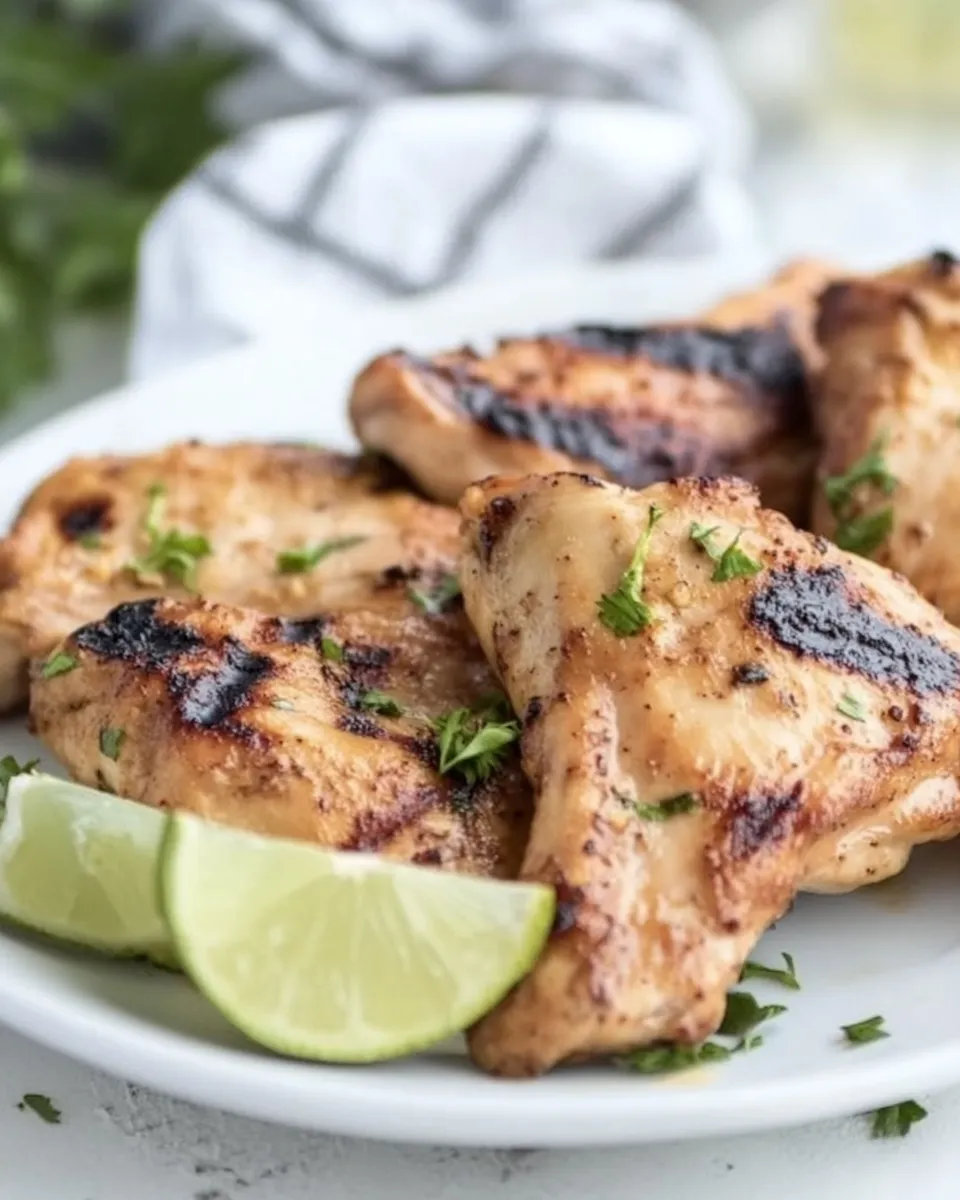 Healthy Grilled Thai Chicken dish photo