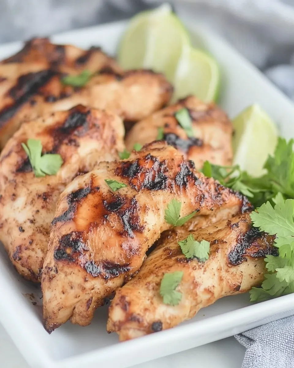 Easy Grilled Thai Chicken food shot
