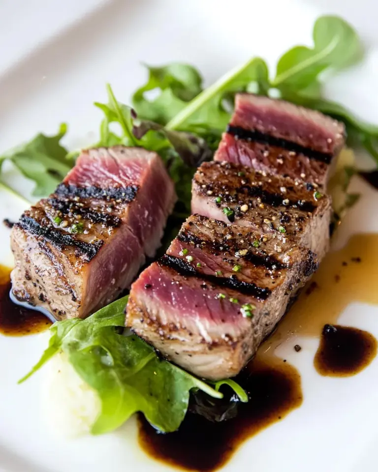 Homemade Grilled Tuna Steak recipe photo