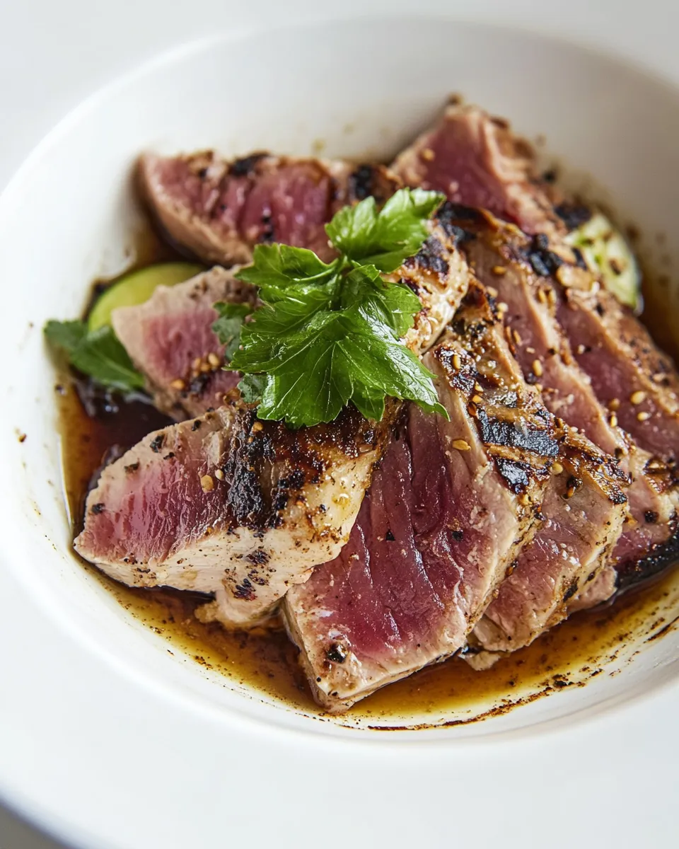 Classic Grilled Tuna Steak dish photo