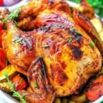 Homemade Grilled Whole Chicken recipe photo