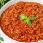 Homemade Ground Turkey Spaghetti Sauce photo