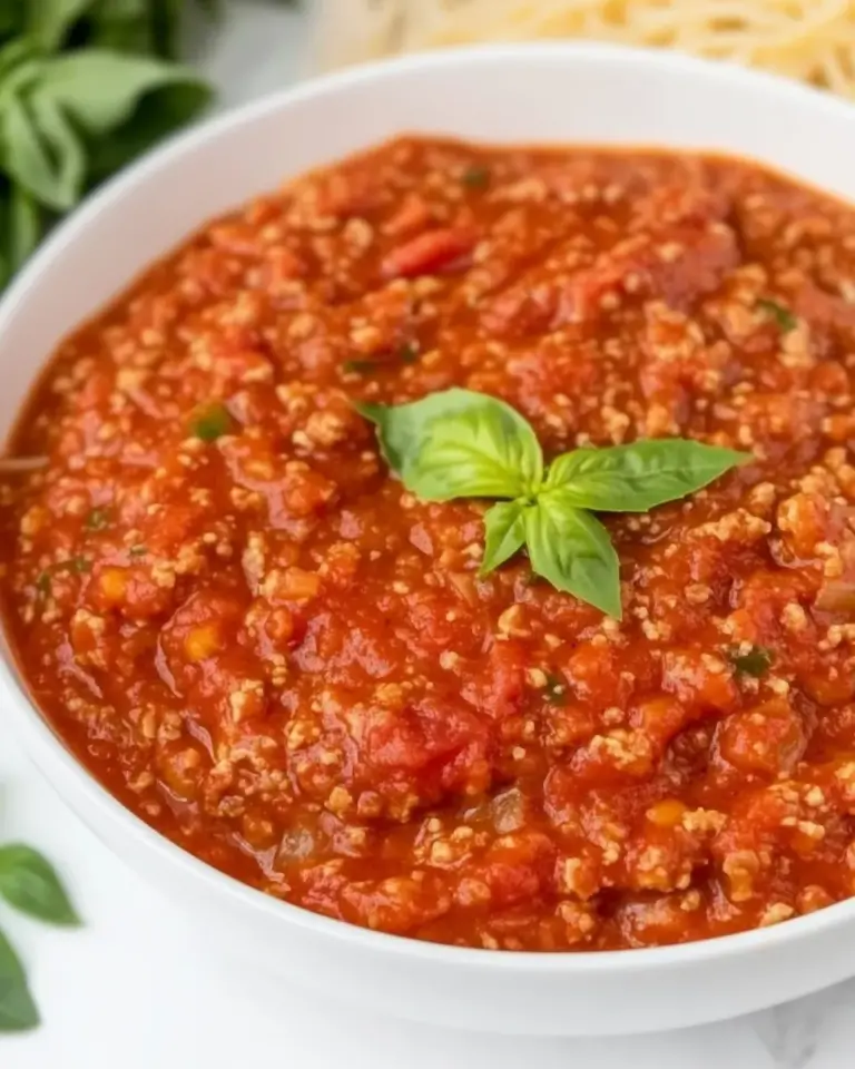 Homemade Ground Turkey Spaghetti Sauce photo