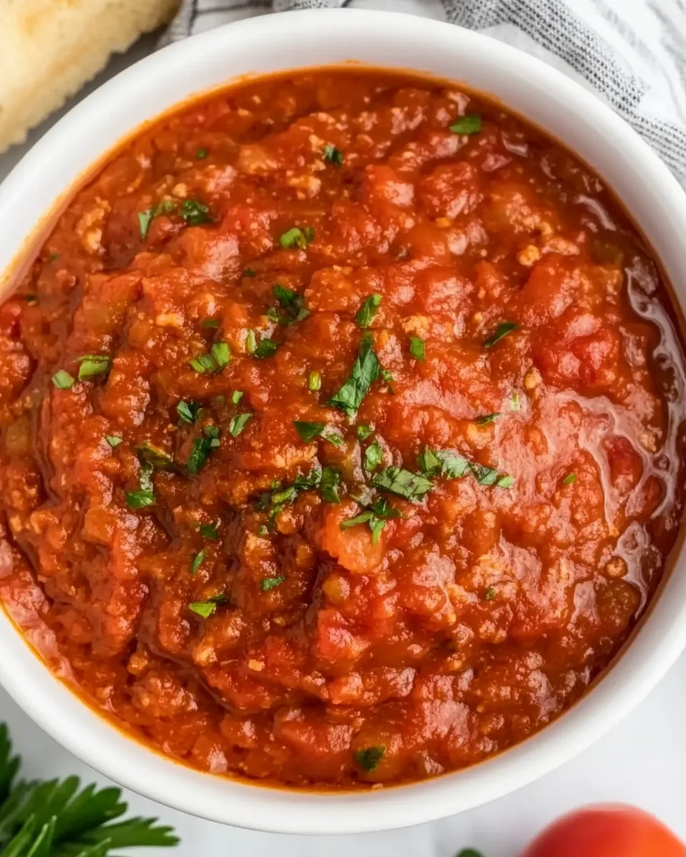 Classic Ground Turkey Spaghetti Sauce image
