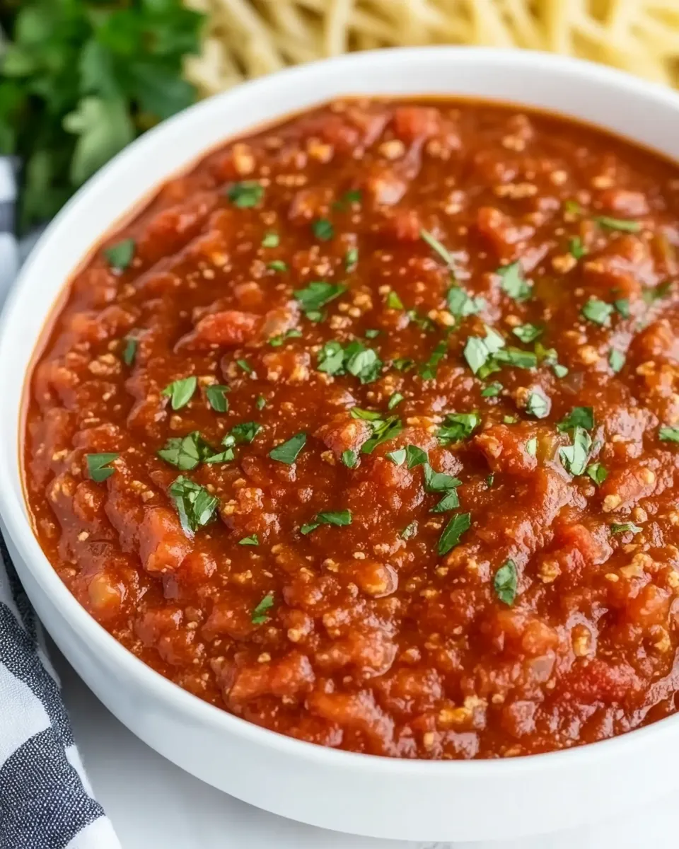 Delicious Ground Turkey Spaghetti Sauce dish photo