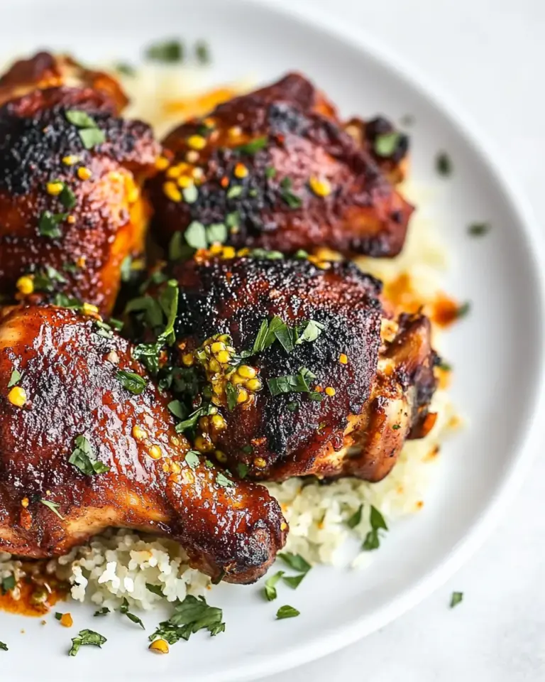 Homemade Harissa Chicken Thighs photo