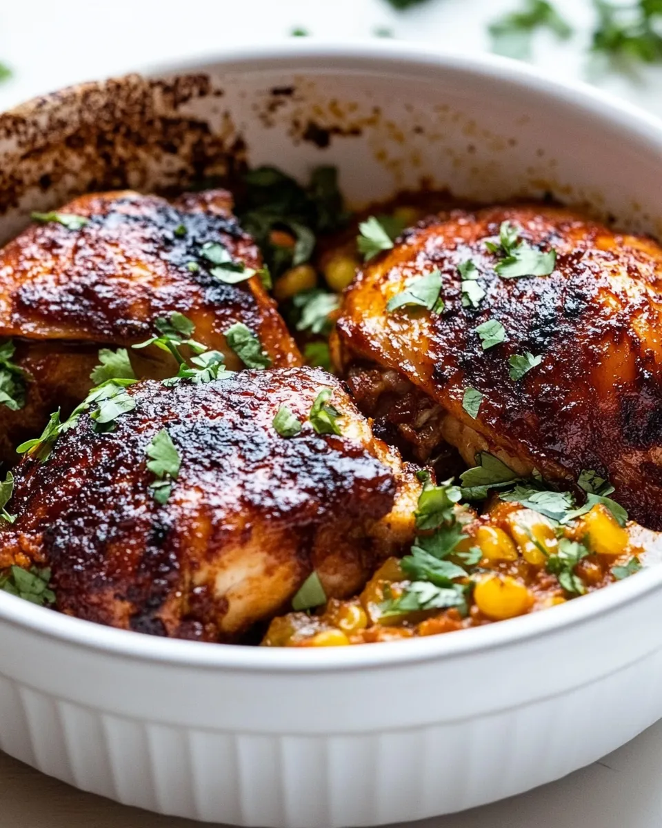 Classic Harissa Chicken Thighs image