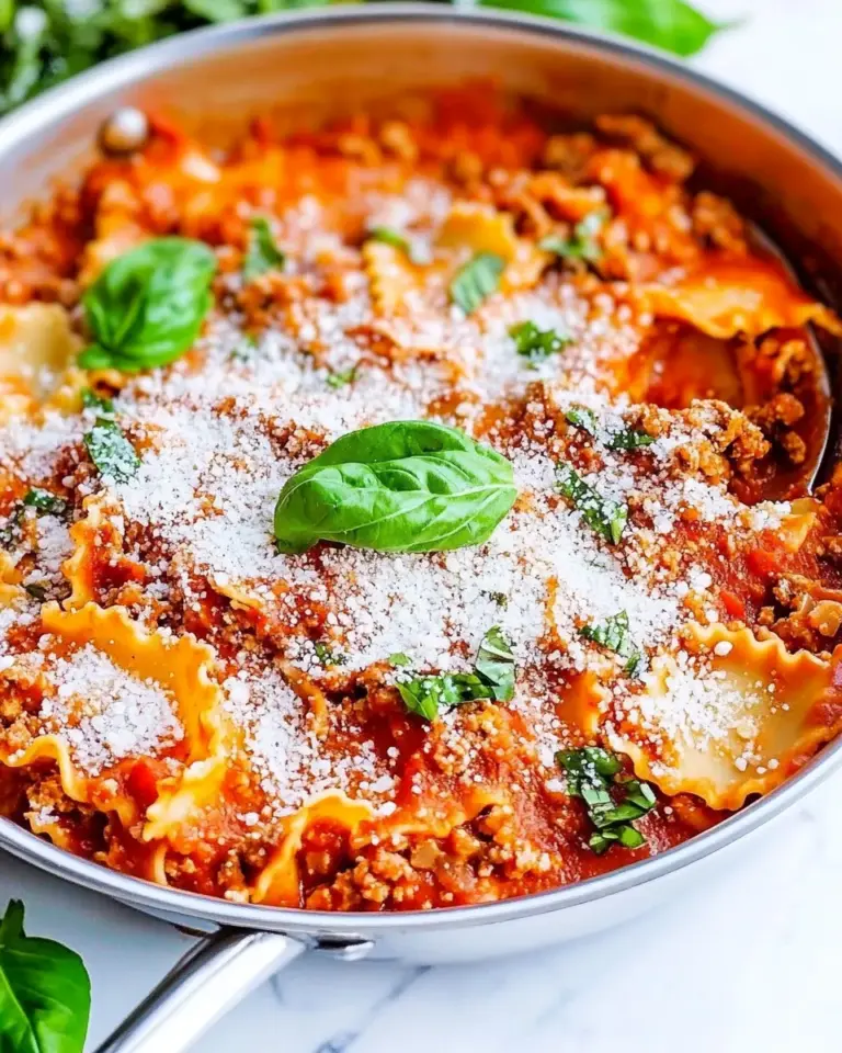 Homemade Healthier 20-Minute Skillet Lasagna photo