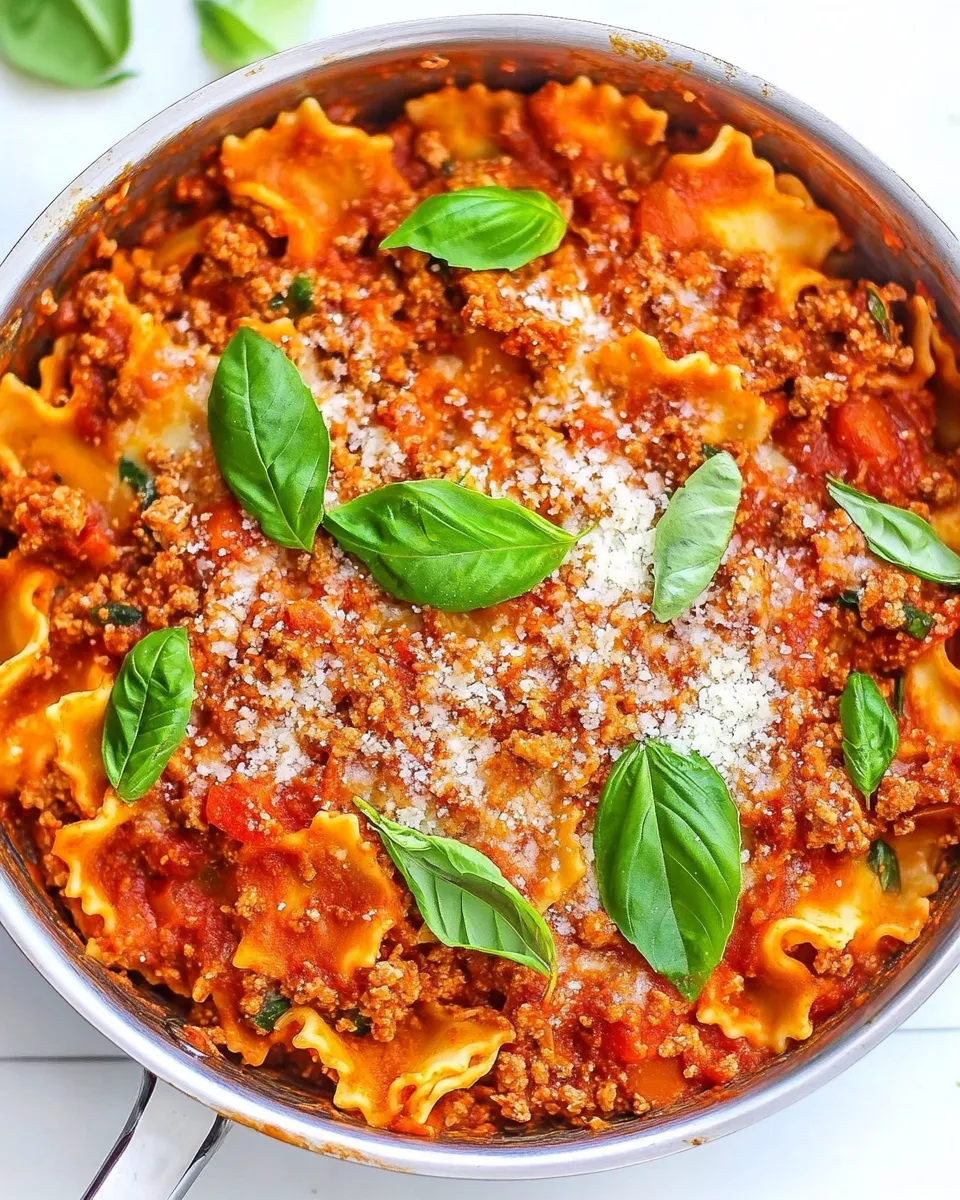 Easy Healthier 20-Minute Skillet Lasagna picture