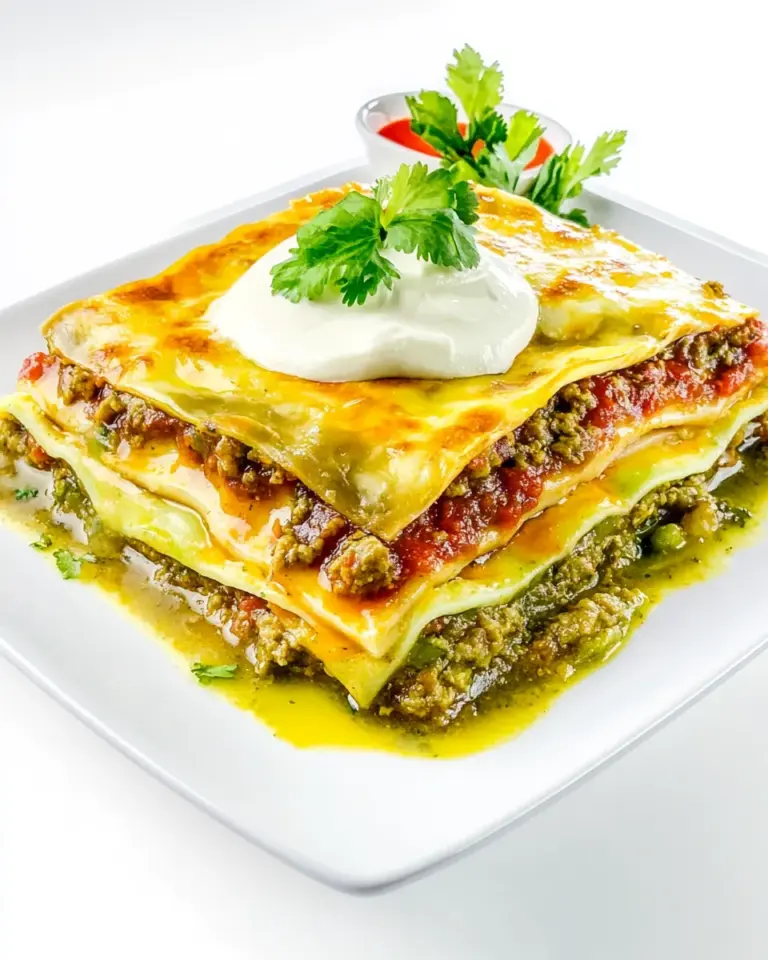 Homemade Healthy Tex-Mex Lasagna photo