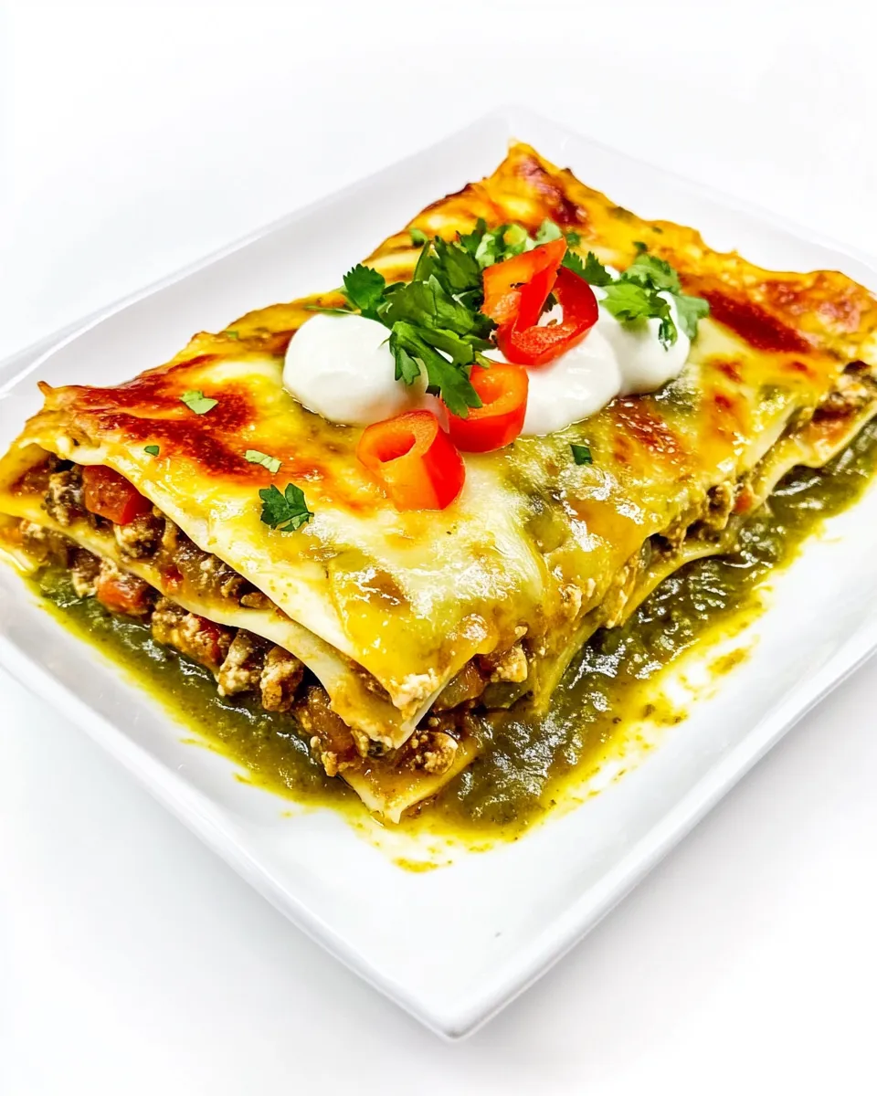 Easy Healthy Tex-Mex Lasagna recipe photo
