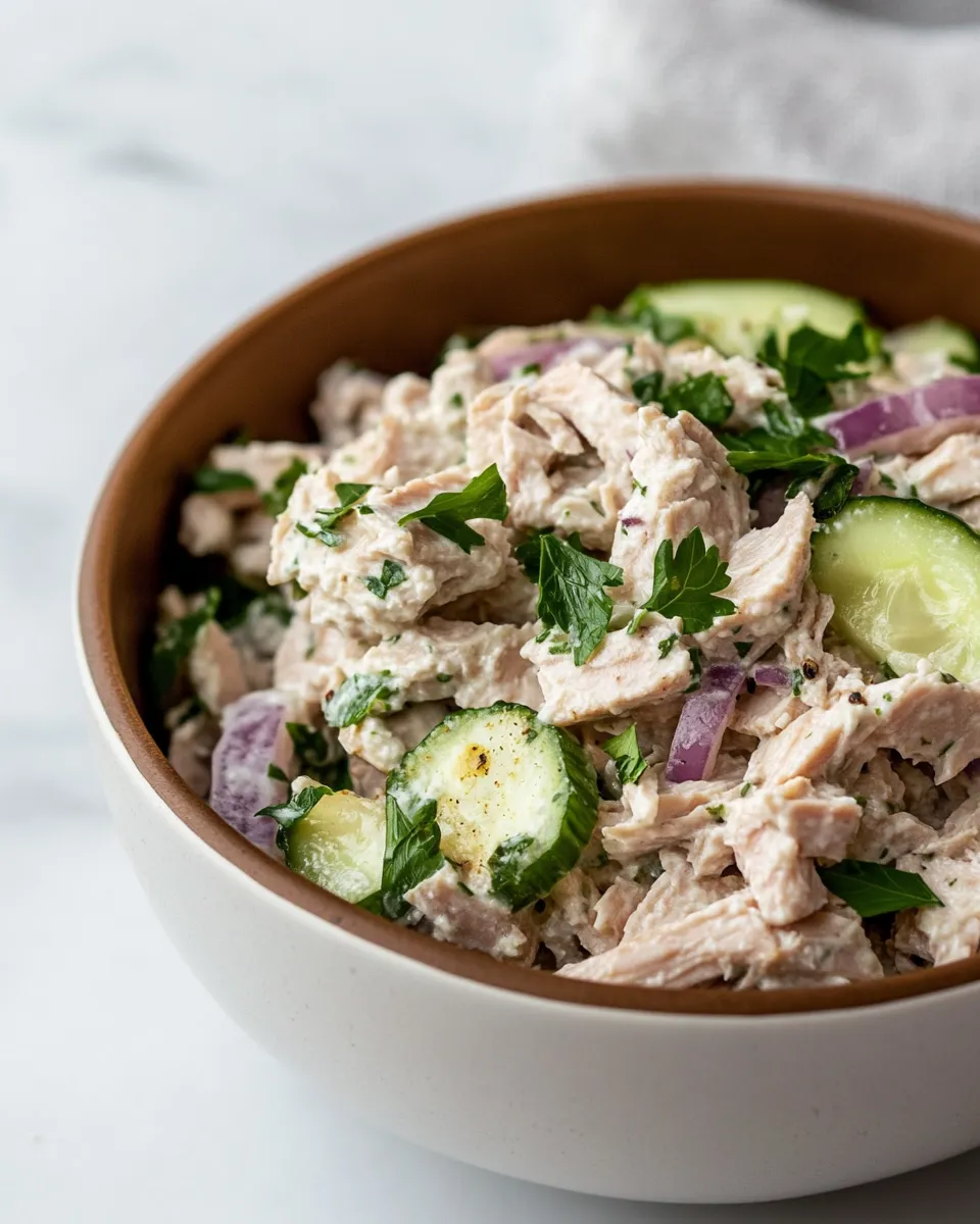 Classic Healthy Tuna Salad Without Mayo dish photo