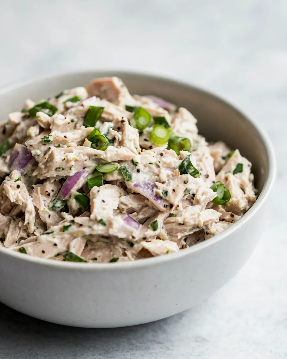 Easy Healthy Tuna Salad Without Mayo food shot