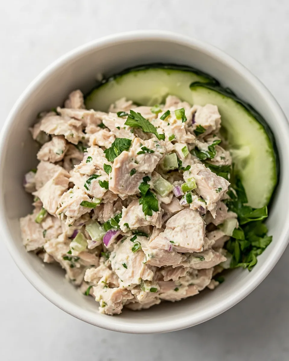 Delicious Healthy Tuna Salad Without Mayo image