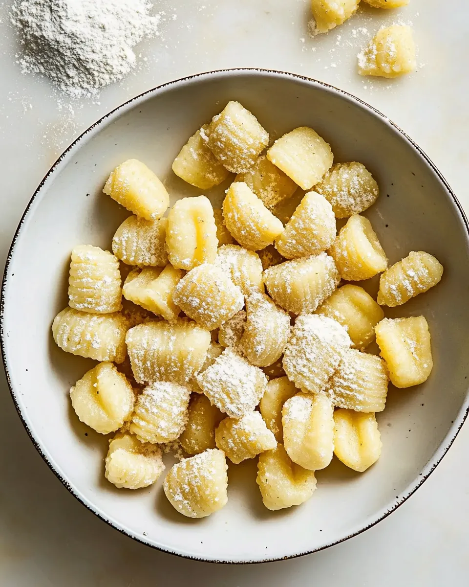 delicious Homemade Potato Gnocchi shot