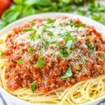 homemade Homemade Spaghetti Meat Sauce: Family Favorite photo