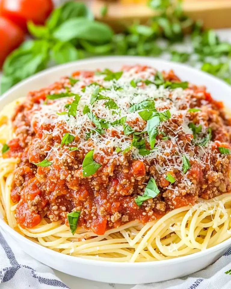 homemade Homemade Spaghetti Meat Sauce: Family Favorite photo