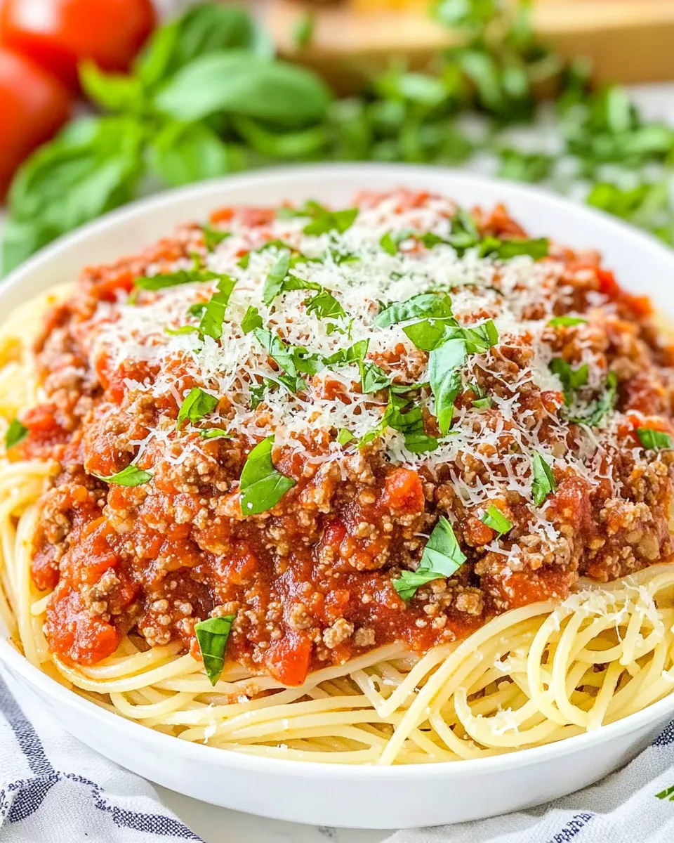 homemade Homemade Spaghetti Meat Sauce: Family Favorite photo