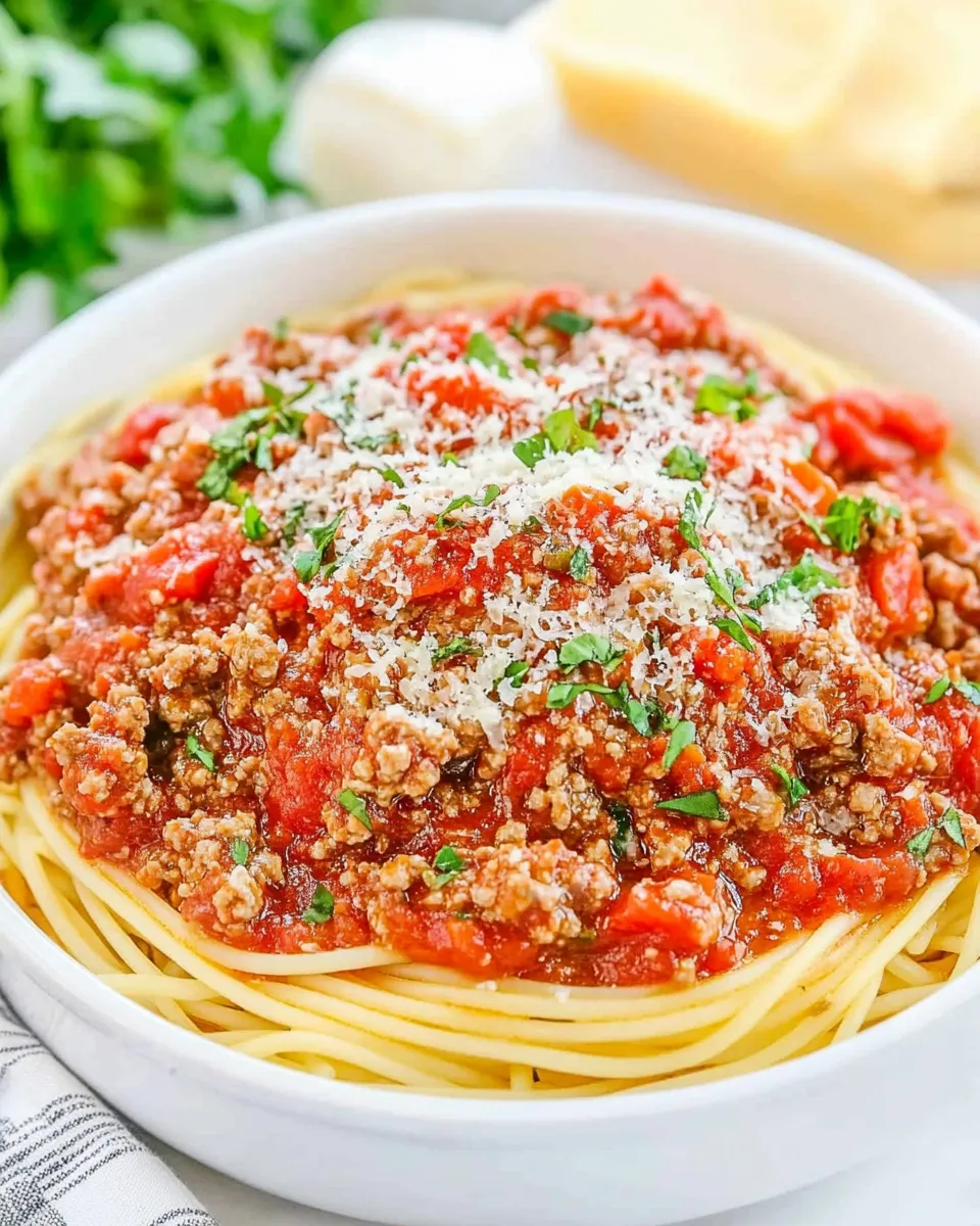 easy Homemade Spaghetti Meat Sauce: Family Favorite picture
