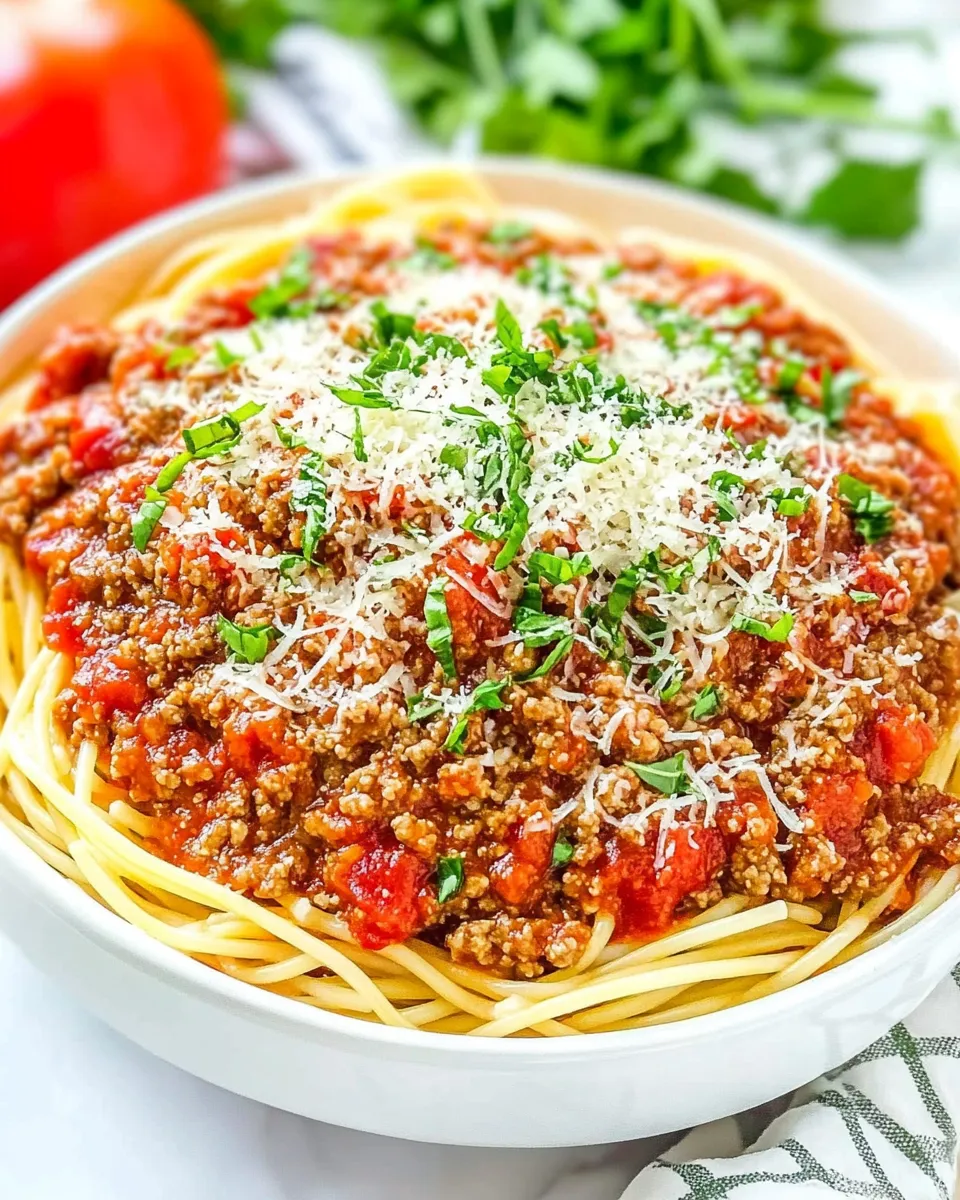 delicious Homemade Spaghetti Meat Sauce: Family Favorite shot