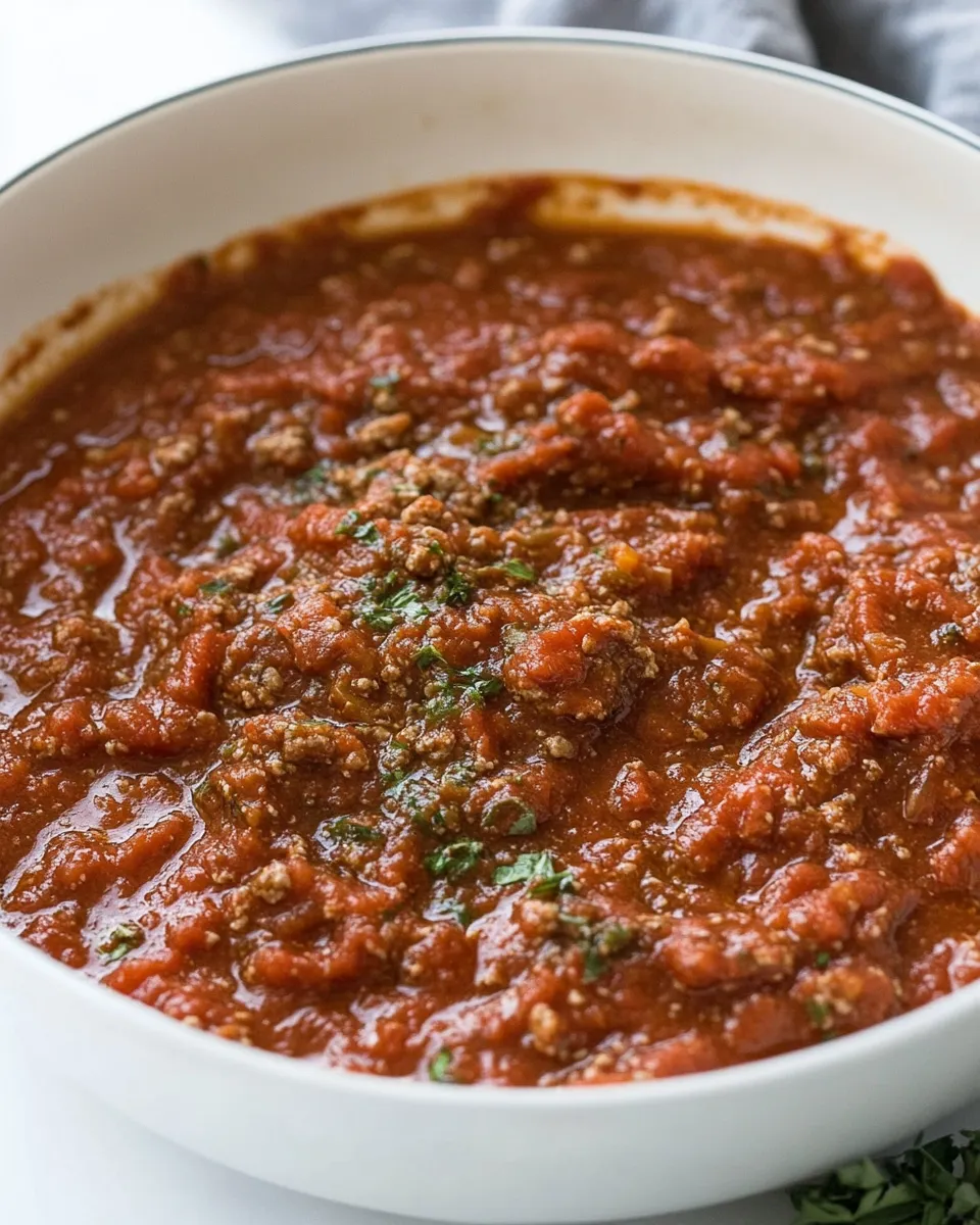 classic Homemade Spaghetti Sauce image