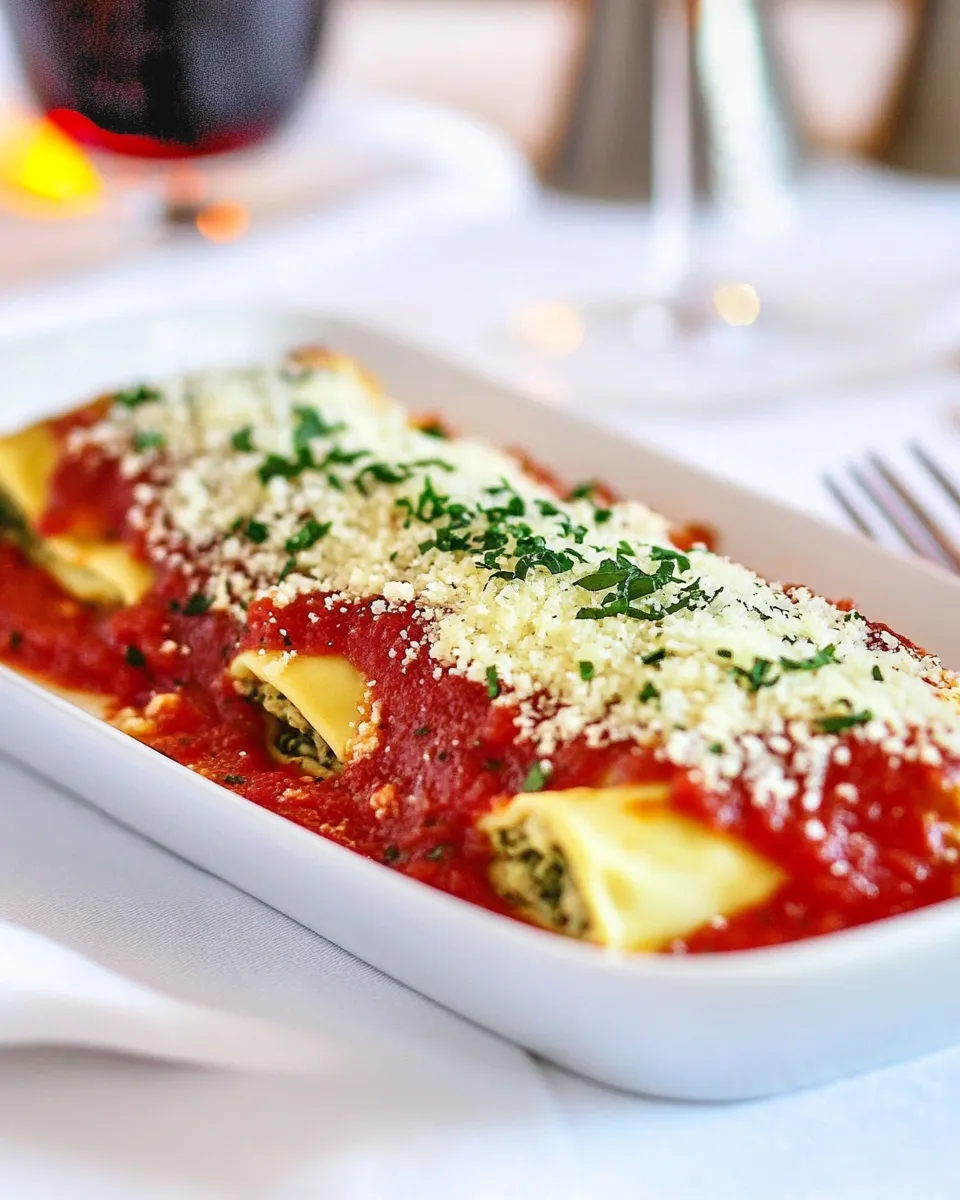 easy Homemade Stuffed Manicotti picture