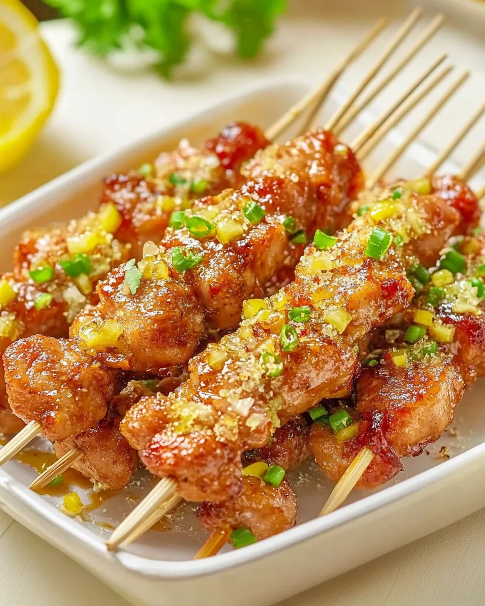 Easy Honey-Glazed Chicken Skewers image