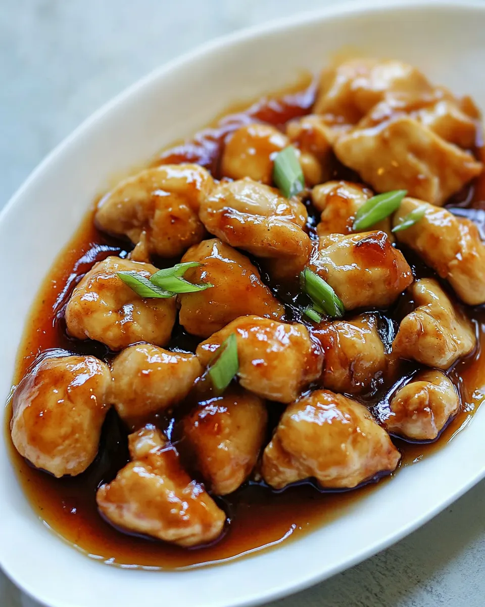 Easy Honey Chicken plate image