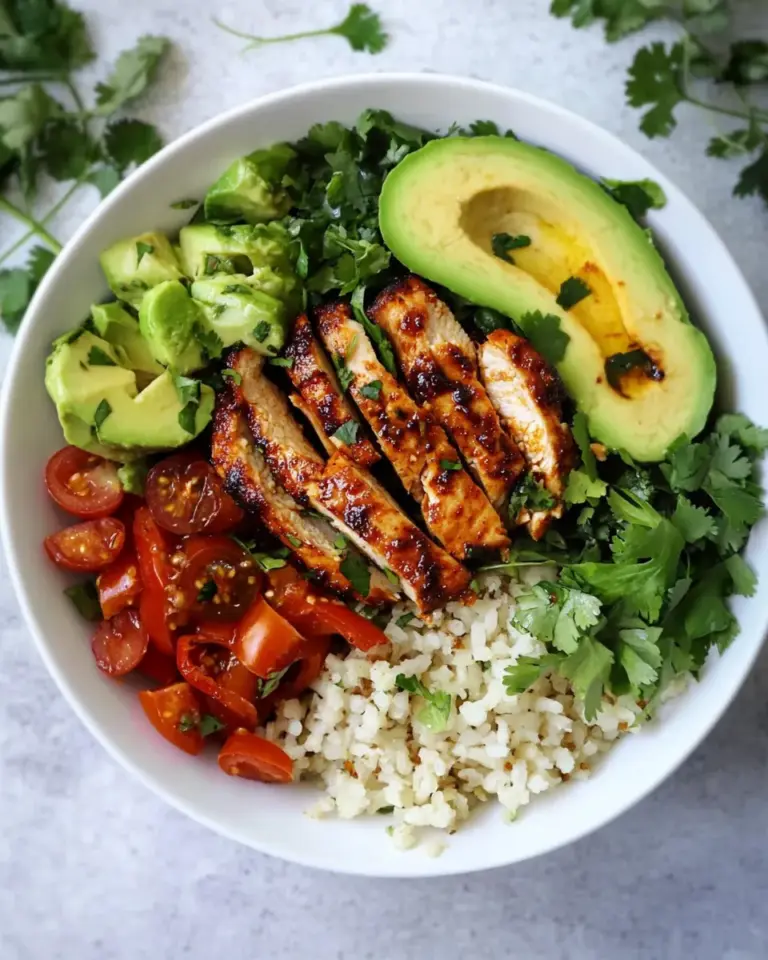 Homemade Honey Chipotle Chicken Bowls. recipe photo