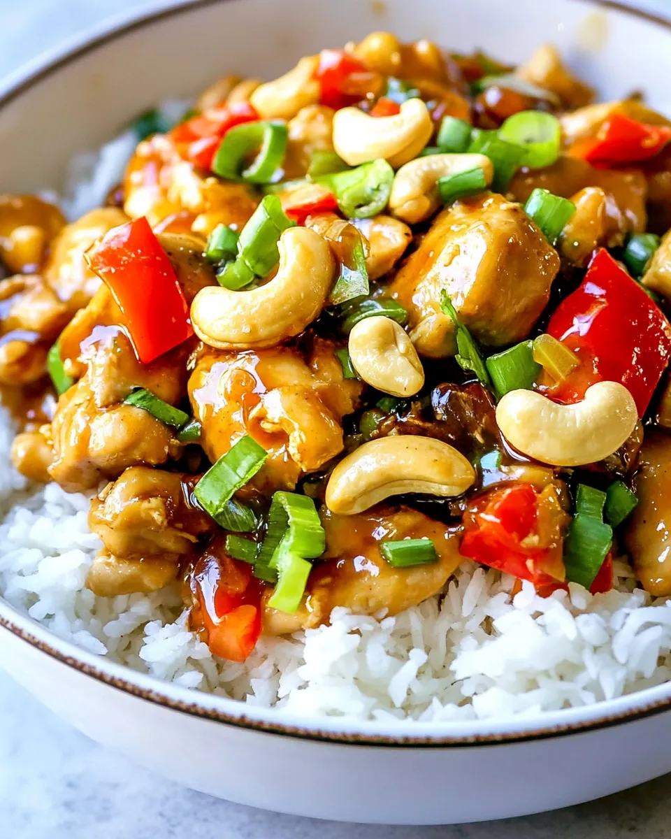 Classic Honey Coconut Cashew Chicken Stir Fry image