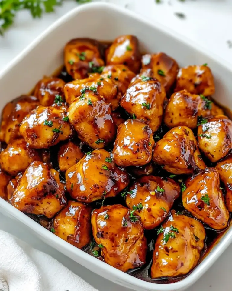 Homemade Honey Garlic Chicken Bites photo
