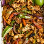 Homemade Honey Lime Baked Chicken Fajitas photo