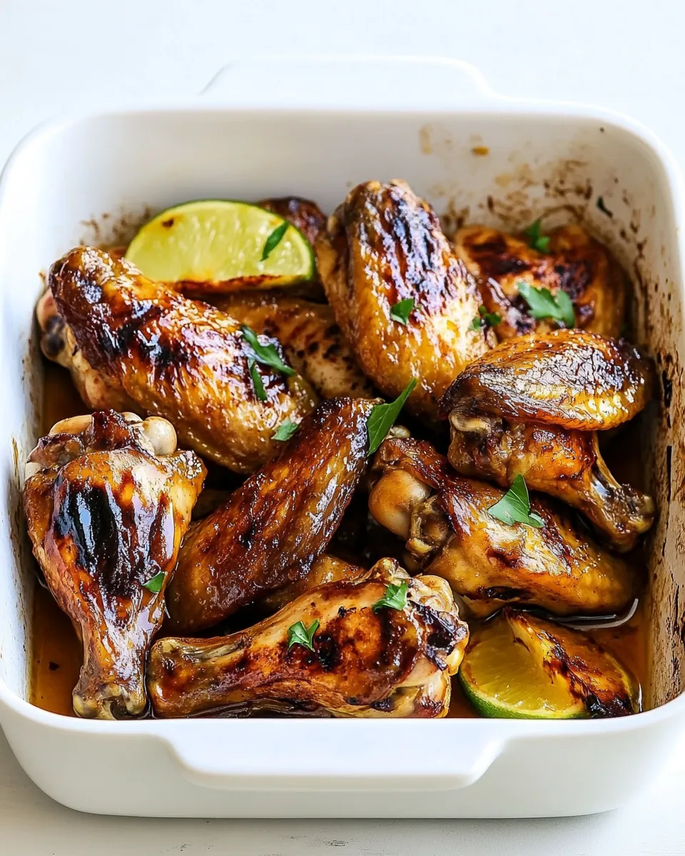 Easy Honey Lime Chicken Wings recipe photo